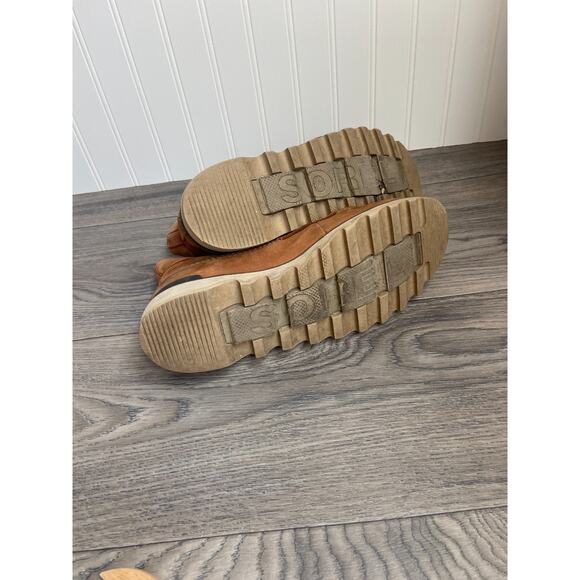 Sorel Kezar Moc Toe Boots Men’s 11 Brown Leather Lace Up Ankle Outdoor Comfort - Picture 7 of 7